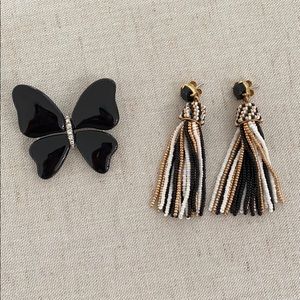 J.Crew Earring & Brooch Bundle Fashion Jewelry Set Classic Chic